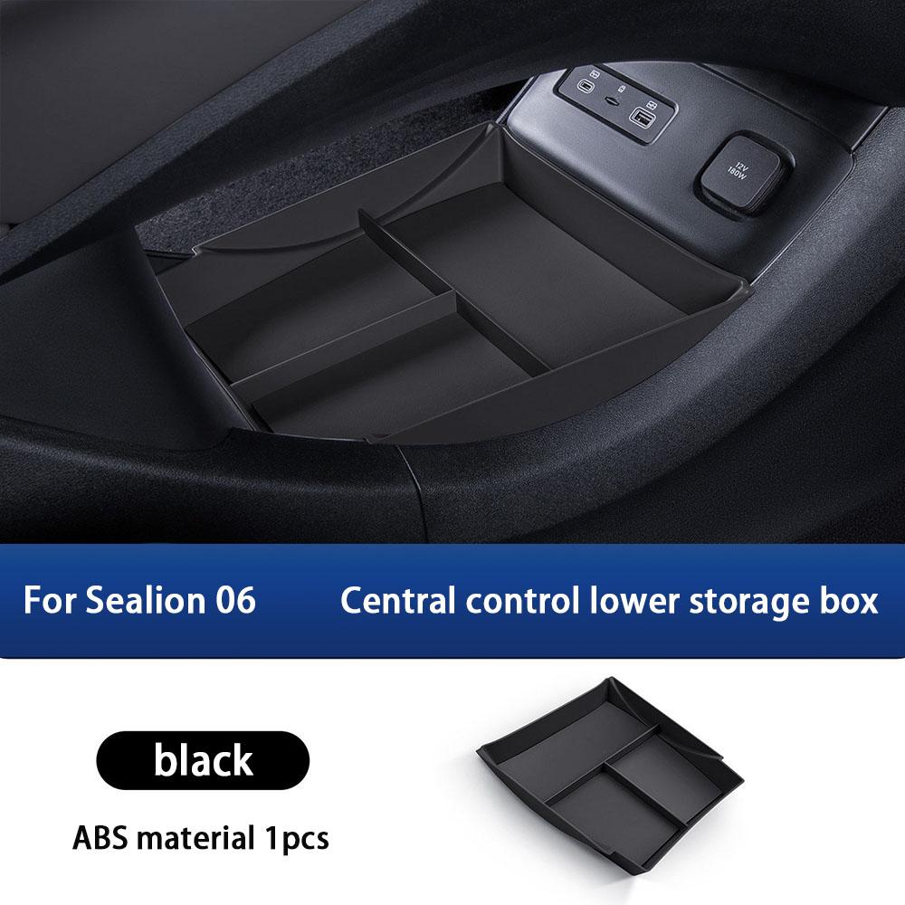 For BYD Sea Lion 06 EV/DM-I Central Control Lower TPE/ABS/Silicone Storage Box Storage Box Interior Supplies Accessories
