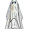 Funny Ghost Pendant Acrylic Sun Catcher Window Decoration Ghost Hanging Ornament for Indoor Balcony Outdoor Decoration