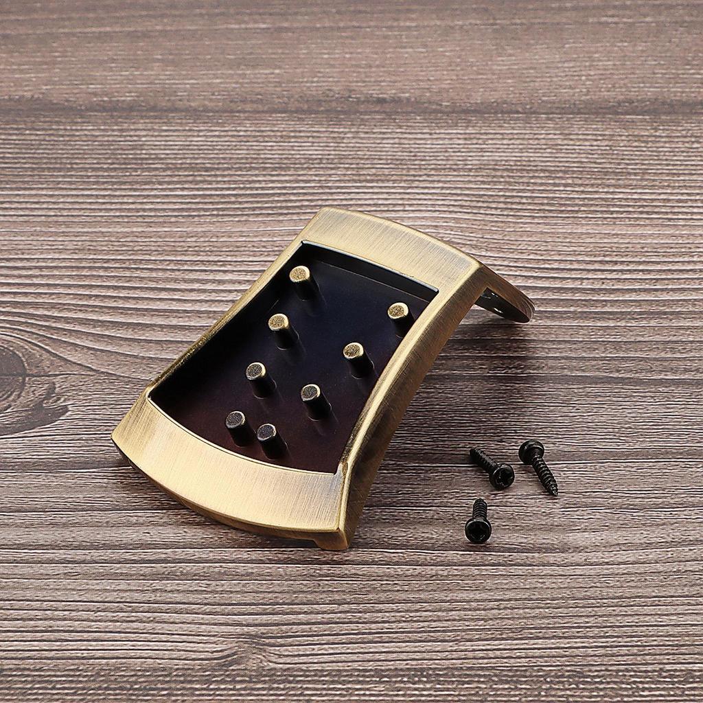 Metal Triangle Mandolin Tailpiece Part for 8 String Guitar Easy To Install Replace