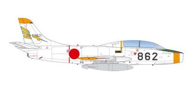 PLATZ JASDF πρώιμη ολόλευκη βαφή πλαστικό μοντέλο χρωματισμένο στο καλούπι 1/72 T-1B AC-73