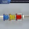 Jelly Universal Magnetic Sleeve: Strong Magnetizer/Demagnetizer with Impact-Resistant Hex Handle for Screwdriver Bits.
