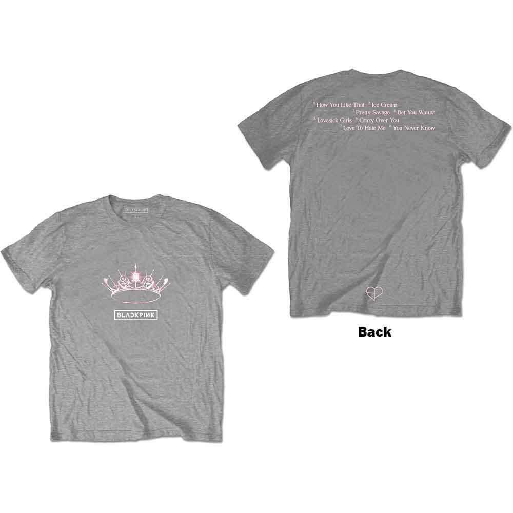 

Blackpink - The Album - Футболка с графическим принтом Crown (Футболка) XL