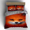 Fox face illustration. Bedding Duvet cover sets Duvet covers Pillowcases gifts (1 * Duvet Cover 2 * Pillowcases, without duvet insert)