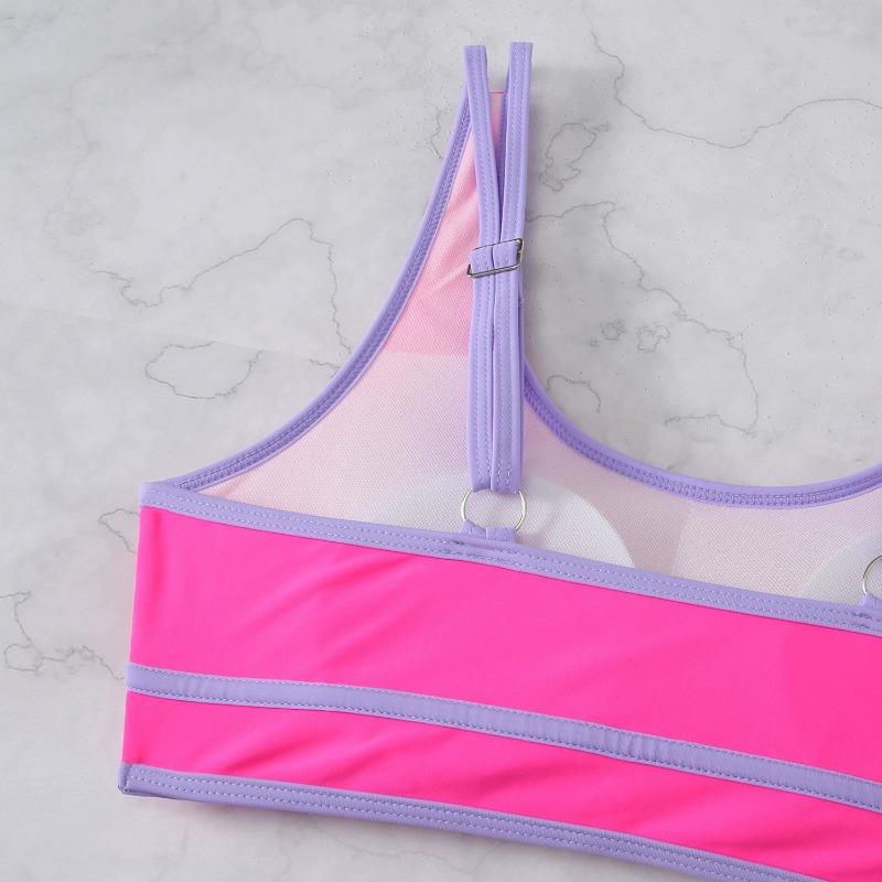 New sexy swimsuit women's bikini bikini split contrasting multi-color swimsuit