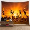 African Tapestry Indigenous People Theme Traditional Turban and Dress Tapestry Wall Hanging for Bedroom Living Room Dorm Decor