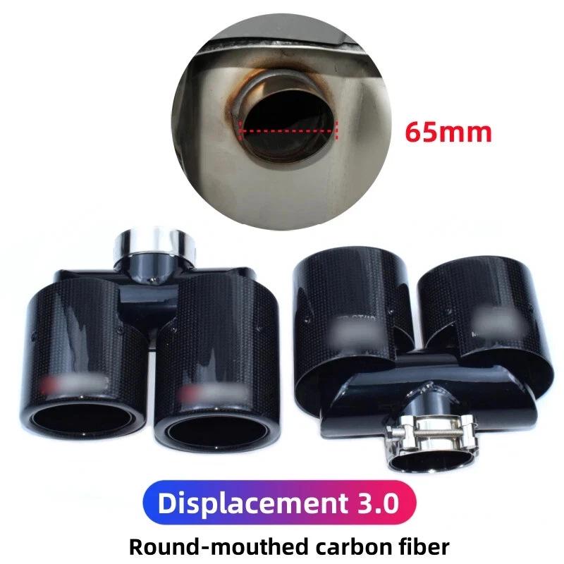 Black Stainless Steel Square Exhaust Tip for 2020-2024 Land Rover Defender