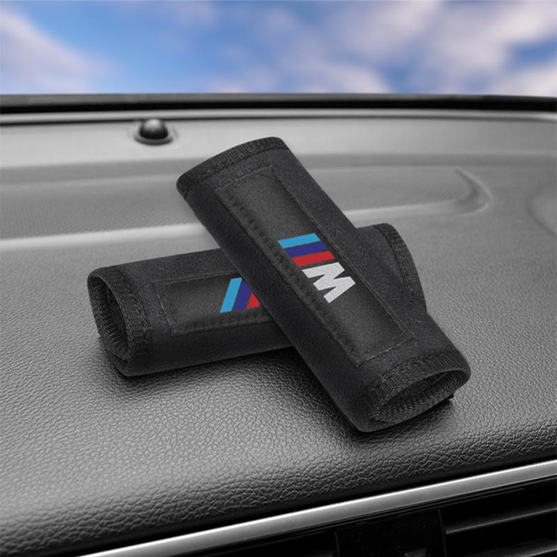 BBKJ7 Washable Removable Elegant M Power Plush Roof Pull Handle Cover Anti Dirty Warm Comfortable Grab Grip Interior Sleeve For BMW M3