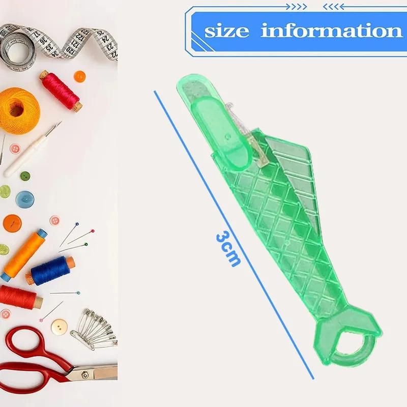 1-50Pcs Automatic Needle Threader DIY Tool Home Hand Sewing Machine Device Thread Auto Needle Cross Stitch Sewing Accessories