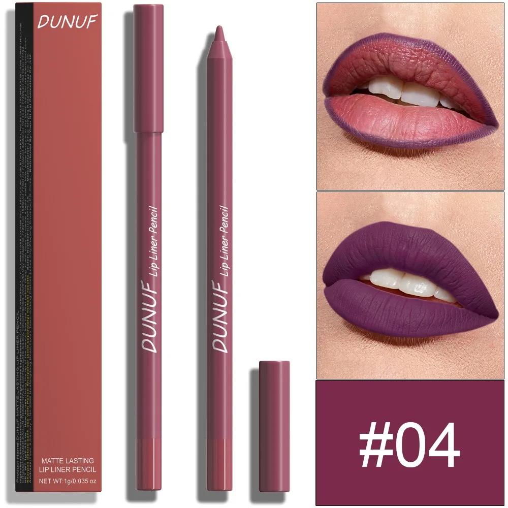 23 Kolory Piankowy Lipliner Trwały Wodoodporny Szminka w Pisaku Miękka Mgiełka Delikatne Różowe Brązowe Fioletowe Kolory Matowa Kredka do Konturowania Ust