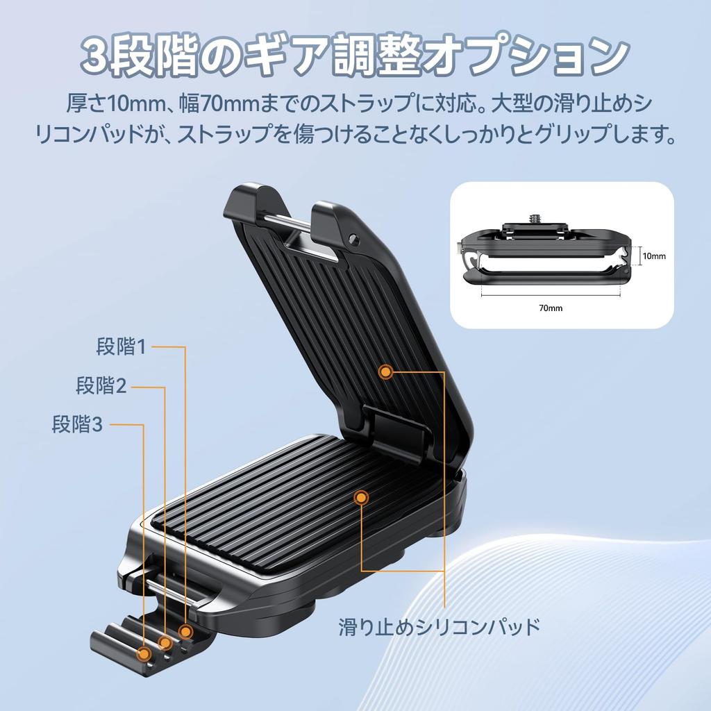 Ulanzi Uka Backpack Strap Clip Quick Release Compatible with F38 Screw Quick Quick Release Plate for and Cameras Set, Plates, Arca-Swiss Compatible,