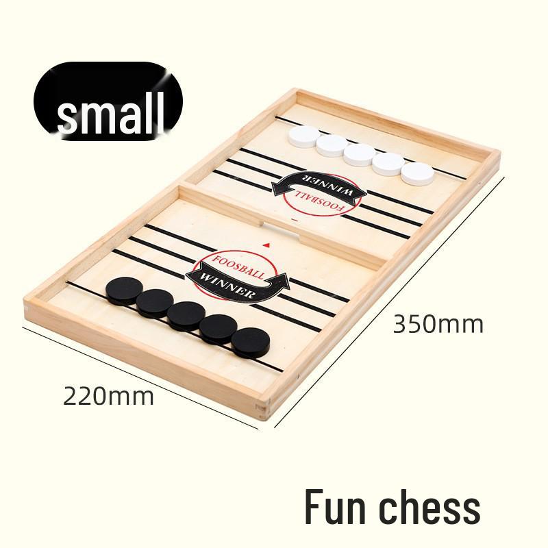 Wooden Bouncing Chess: Educational Parent-Child Battle Game