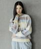 COMONINOZ Gradation Pullover Sweater [Yellow]