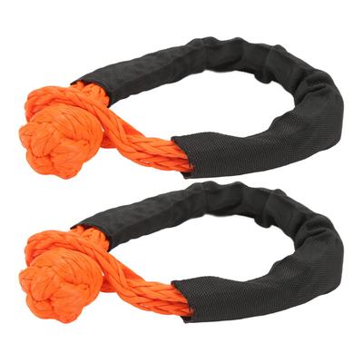 Soft Shackle Recovery Rope 0.3 Inch (8 Mm) Diameter, Suitable for Boating, Camping, Climbing, Lightweight and Durable