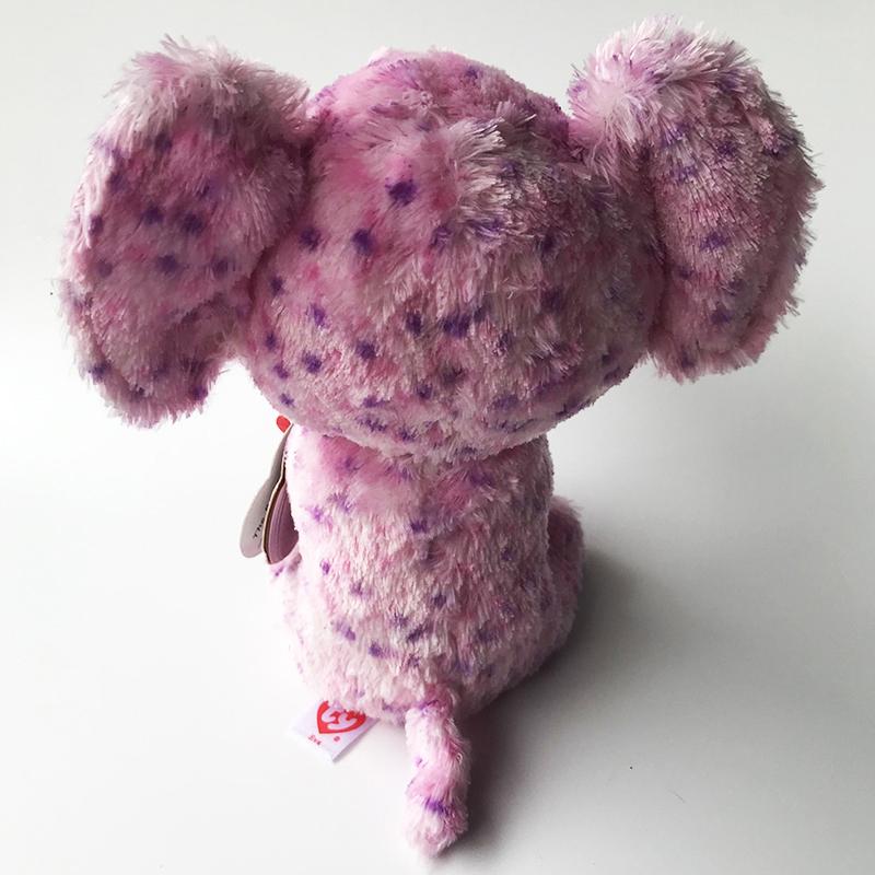 15cm Big Eyes Stuffed Plush Toy Soft Cute Animal Pink Elephant Children Birthday Christmas New Year Gift