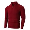 Men's Knitted Sweater Autumn New Men's Half Zipper Fashion Trend Fashion Knitted Sweater