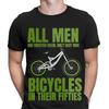 Camisetas personalizadas de aniversário para homens com a frase "Criados iguais" para bicicletas de montanha #NED