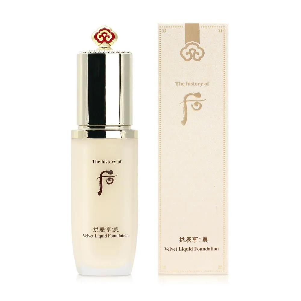 THE WHOO Gongjinhyang Mi Velvet Liquid Foundation No. 23 40ml, close-fitting coverage, long-lasting