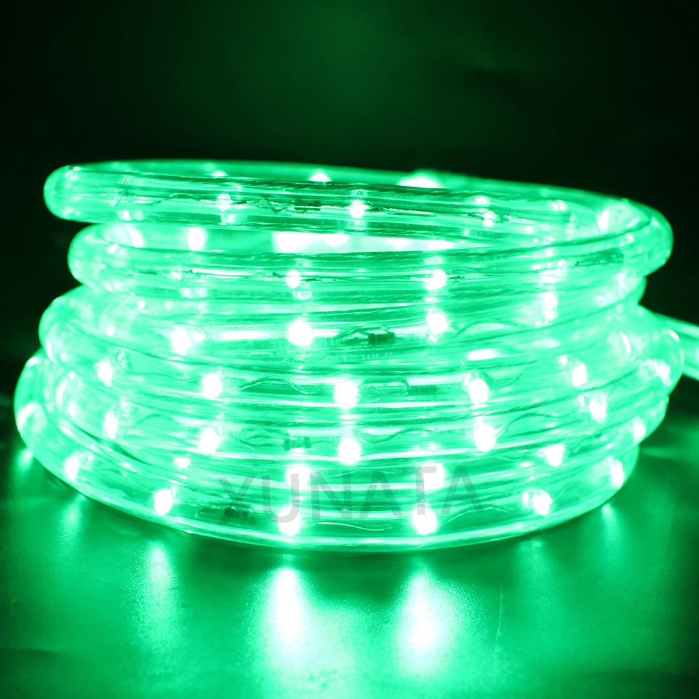 360 Neon Strip Light AC 220V Round Neon Tube Outdoor Waterproof IP67 Flexible Neon Light with EU Plug Blue/Red/Green/Yellow/RGB