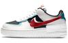 Air Force 1 Low Shadow Bleached Aqua Chile Red Women's DA4291-100