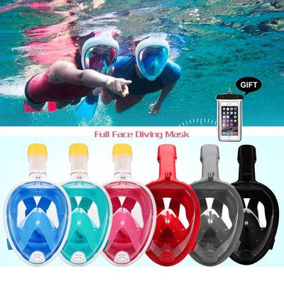 Full Face Diving Mask Diving Adult Anti-fog Diving Mask Underwater Swimming Diving Equipment
