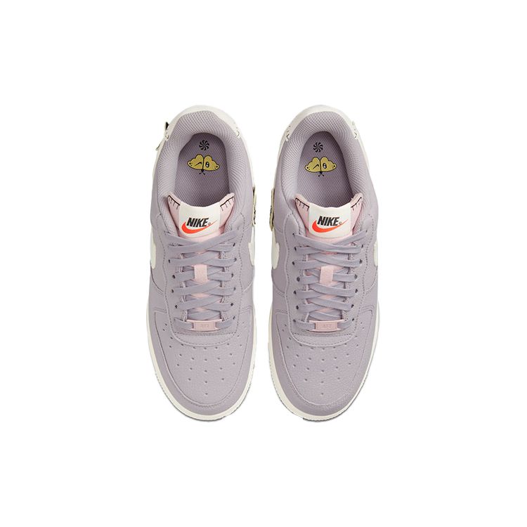 Nike Air Force 1 07 SE Air Sprung Women Sneakers Purple Amethyst-Ash Pink-Oxford DJ6378-500