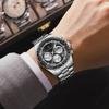 POEDAGAR Luxury Sport Watch For Men Waterproof Luminous Date Chronograph Man Wristwatch Stainless Steel Men's Quartz Watches