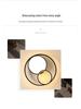 Nordic Modern LED Ceiling Light - Minimalist Black & White Design for Bedroom, Study, or Romantic Settings