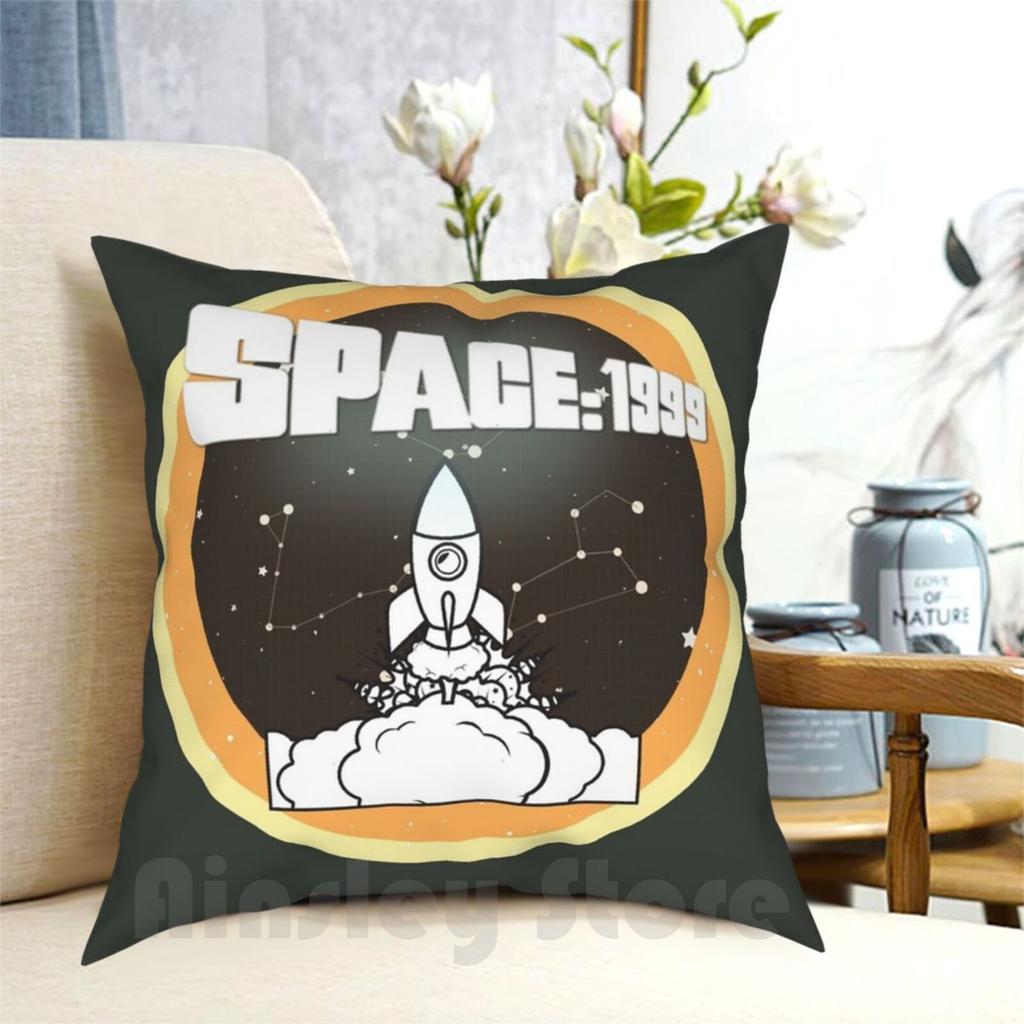 Space  Vintage Style Pillow Case Printed Home Soft Throw Pillow Anderson  Space Space Vintage Retro Tv