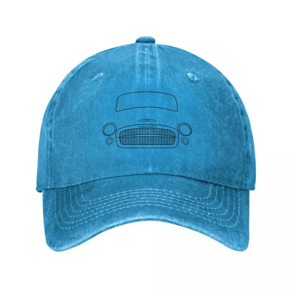 HillUnisex Minx classic s British car black outline graphic Baseball Cap custom Hat Visor Brand Unisex cap Caps Women Unisexs