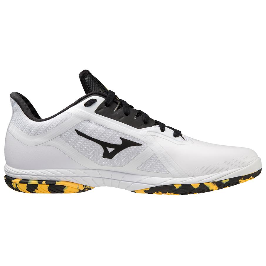 Mizuno Wave Drive Neo 3 Pohodlné Protiskluzové Odolné Tréninkové Boty s Nízkým Svrškem Unisex tenisky Bílé 81GA220004