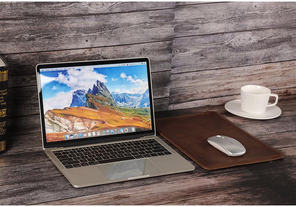 New MacBook Air 13.6" Genuine Leather Protective Sleeve