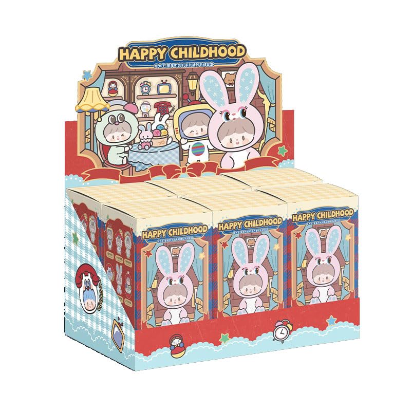 

Molinta ZZoton Happy Childhood Series Plush Blind Box Set of 6 F.UN