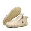 Men's and Women's Handmade Stitched Women's Shoes with Cow Tendon Soft Sole, Autumn and Winter Flat Sole, Single Shoes, Casual Shoes
