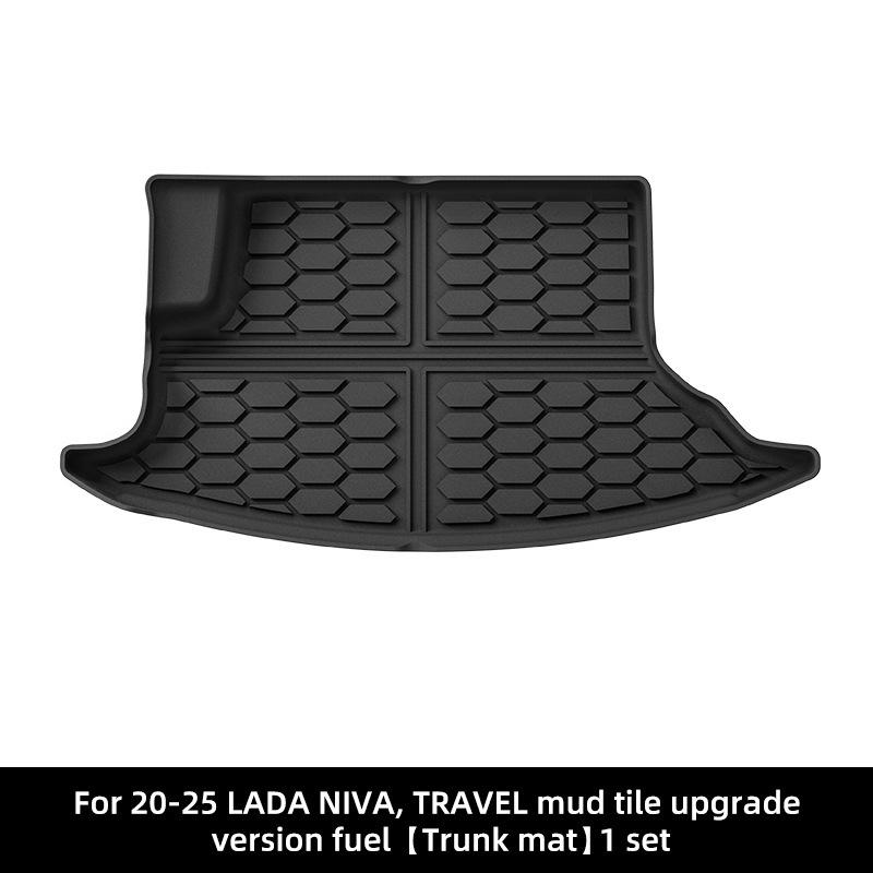 LADA NIVA/TRAVEL 20-25 TPE Floor & Trunk Mats: Suitable for Lada Cars