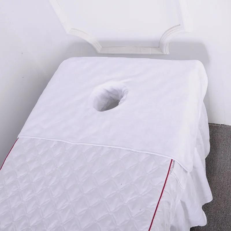Massage bed towel with hole Soft Absorbent towel For beauty salon special face towel