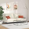 Sofa Cushions 2 Pieces Red Orange 50 x 30 cm Corduroy Fabric