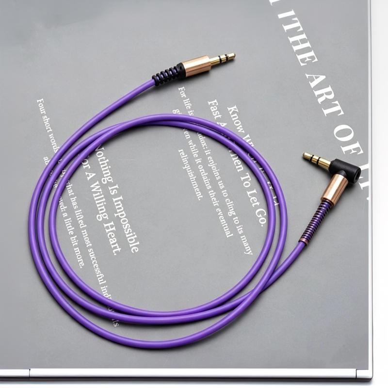1 Stück Klinke 3,5 mm Stecker auf Stecker Auto Aux Kabel Aux Audiokabel 3,5 mm Lautsprecherkabel für Aux-Kabel Kopfhörer