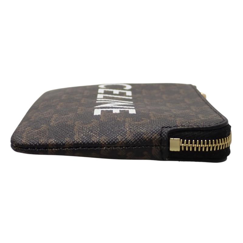 CELINE  10C662CA2.38NO Coin case black Polyurethane mens