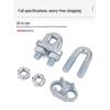 Galvanized Steel Wire Rope U-Clamps