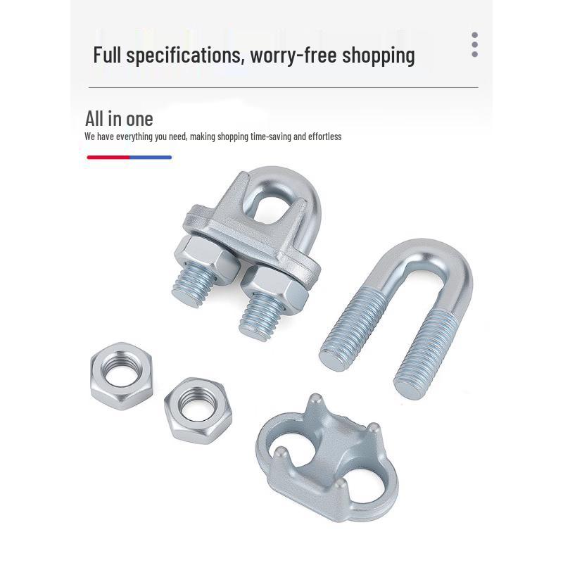 Galvanized Steel Wire Rope U-Clamps
