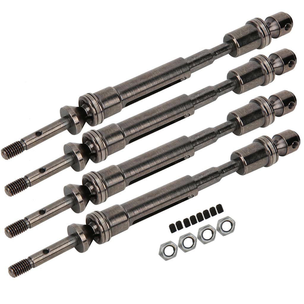 For Traxxas 1 10 Slash 4x4 SLA017 SLA018 Metal Front and Rear Drive Transmission Shaft