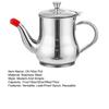 Stainless Steel Oil Filter Jug with Non-Drip Spout Heat-Resistant Kitchen Oil Container with Fine Mesh Rust-Proof Leak-Proof Essential Cooking Tool