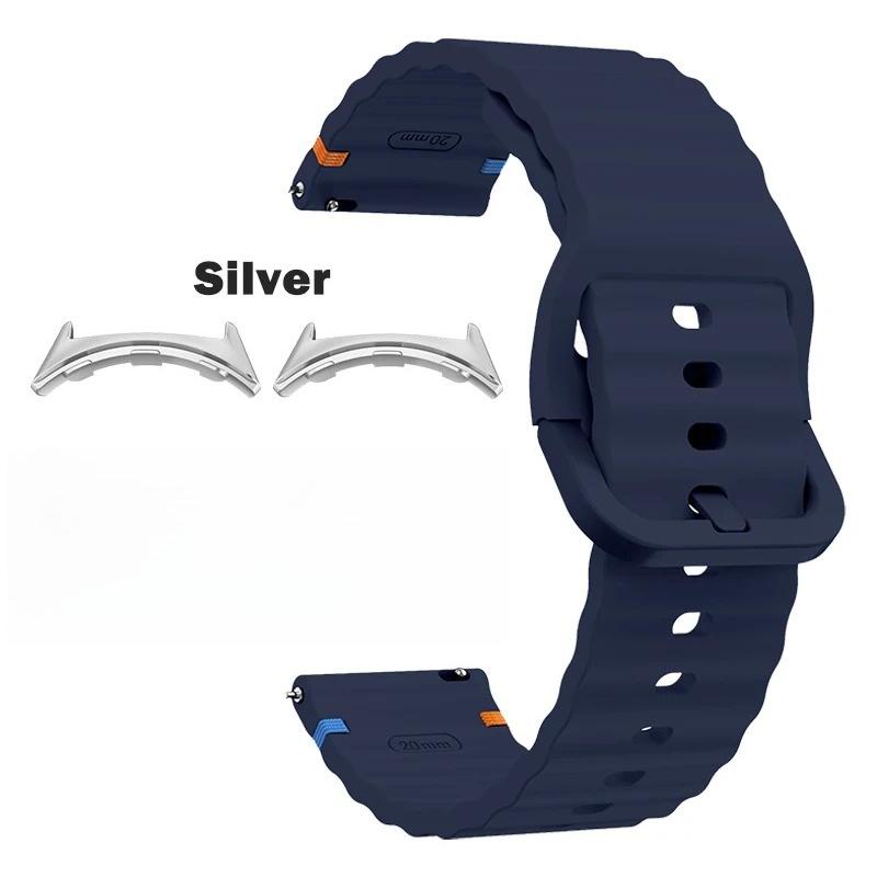 Sport-Ersatzarmband Passend für Google Pixel Watch 4/3 41mm 45mm Zubehör Wellen-Silikonband für Google Pixel Watch 2 1 Correa