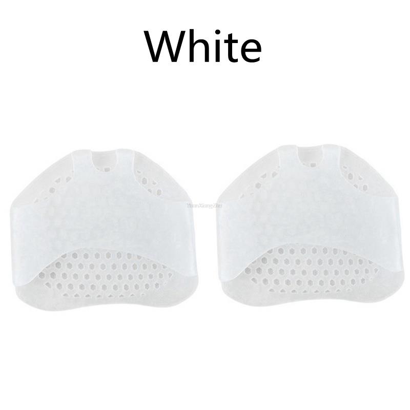 Women Forefoot Pads Silicone Insoles for Shoes Soft Breathable Foot Pads Shock Absorption Shoe Pad Adjust Size Half Inserts