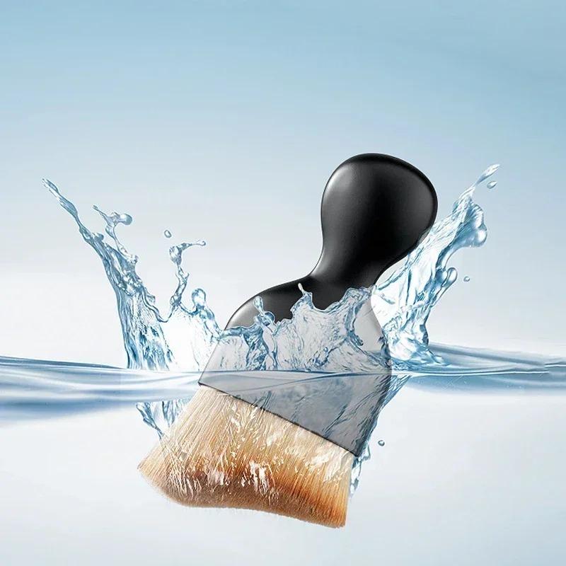 Bilinteriörrengöringsborste Balsam Luftutblås Mjuk Päls Rengöringsborstar med Skal Sprickor Dammborttagning Detaljeringsborste Verktyg