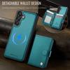 For Samsung Galaxy A35 5G Case JEEHOOD J09 RFID Blocking Card Holder Leather Back Phone Cover Magnetic Case