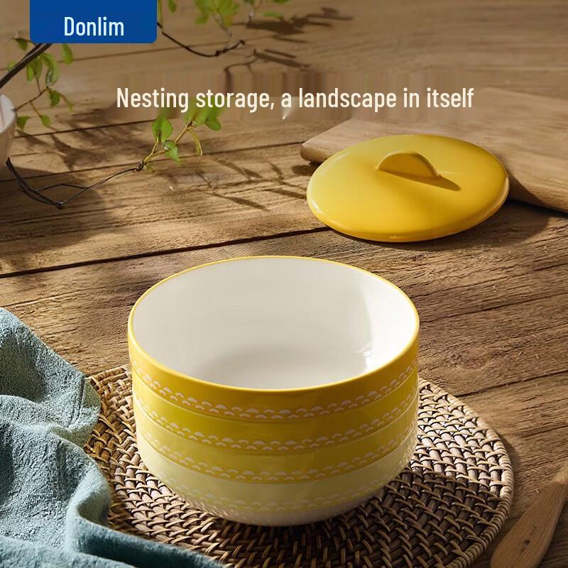 Donlim Ceramic High-Temperature Rice Bowl Set