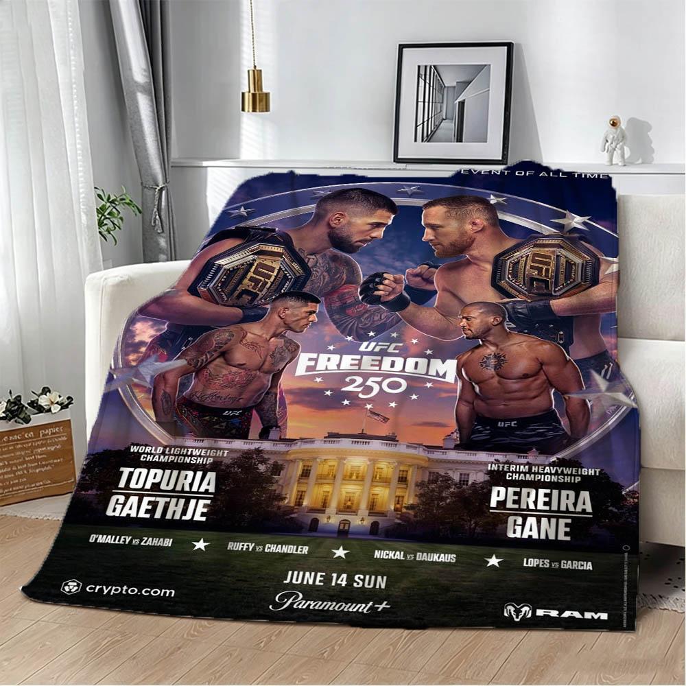 2026 U-Ultimate Fighting Championship C-Conor Flannel Blanket Soft Throw Blanket Art For Home Decor Bed Sofa Picnic Fans Gifts