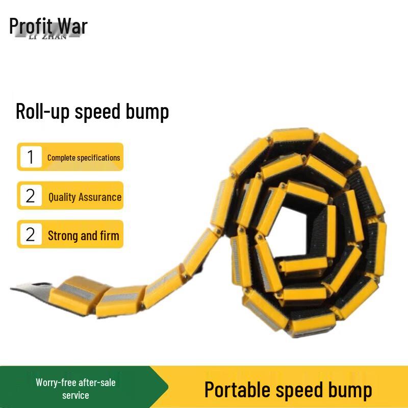 Lizhan Portable Foldable Roll-Up Speed Bump