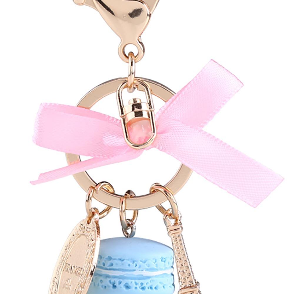 Colorful Macaroon Keychain Cute Bag Charm Key Chain) Keyring Pendant Bag Decoration